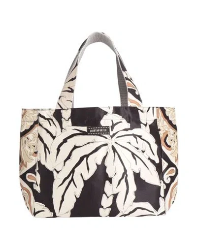 Shirtaporter Woman Handbag Black Size - Textile Fibers