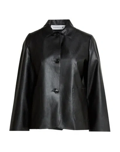 Shirtaporter Woman Jacket Black Size 12 Polyester