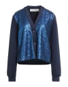 Shirtaporter Woman Jacket Blue Size 10 Polyester