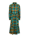 Shirtaporter Woman Midi Dress Turquoise Size 10 Viscose