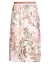 Shirtaporter Woman Midi Skirt Light Pink Size 8 Polyester In Multi