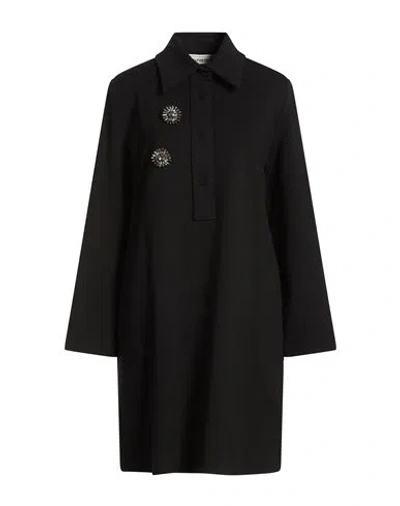 Shirtaporter Woman Mini Dress Black Size 10 Viscose, Nylon, Elastane