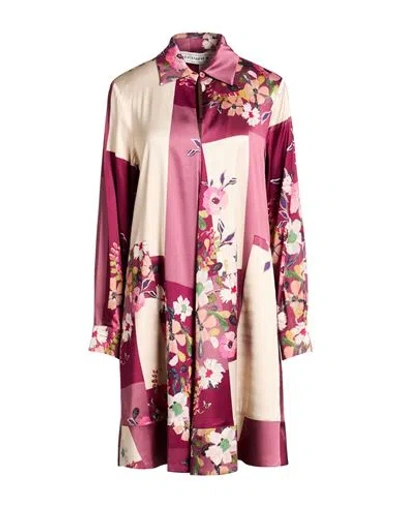 Shirtaporter Woman Mini Dress Mauve Size 4 Viscose, Elastane In Purple