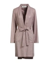 Shirtaporter Woman Overcoat & Trench Coat Garnet Size 10 Polyester, Viscose, Elastane In Red