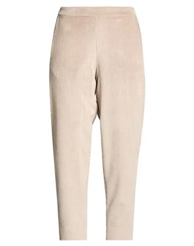 Shirtaporter Woman Pants Beige Size 10 Polyester, Nylon, Elastane In Neutral