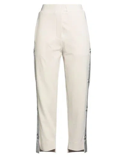 Shirtaporter Woman Pants Beige Size 8 Viscose, Nylon, Elastane