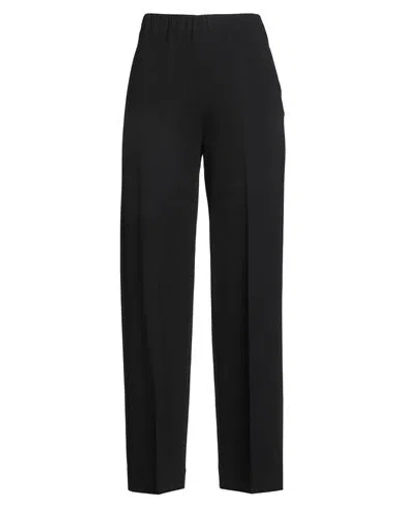 Shirtaporter Woman Pants Black Size 10 Viscose, Nylon, Elastane