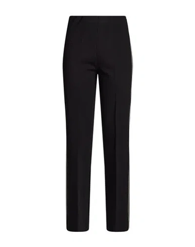 Shirtaporter Woman Pants Black Size 6 Viscose, Nylon, Elastane