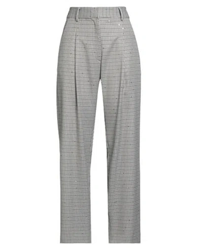 Shirtaporter Woman Pants Blue Size 4 Polyester, Viscose, Elastane