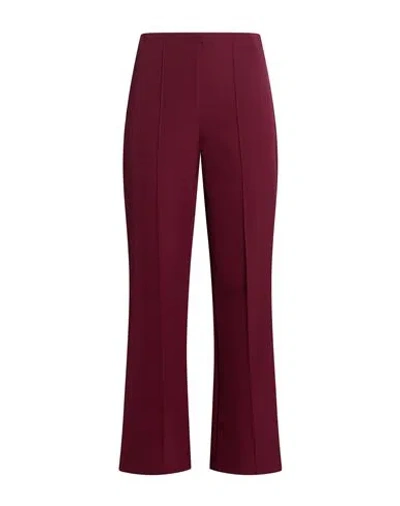 Shirtaporter Woman Pants Burgundy Size 4 Polyamide, Elastane In Red