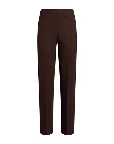 Shirtaporter Woman Pants Chocolate Brown Size 4 Viscose, Nylon, Elastane