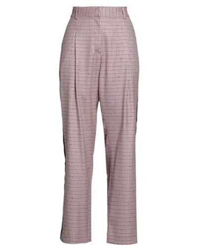 Shirtaporter Woman Pants Garnet Size 10 Polyester, Viscose, Elastane