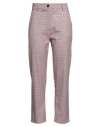 Shirtaporter Woman Pants Garnet Size 6 Polyester, Viscose, Elastane