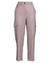 Shirtaporter Woman Pants Garnet Size 8 Polyester, Viscose, Elastane