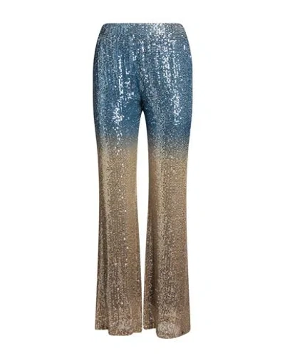 Shirtaporter Woman Pants Gold Size S Polyester