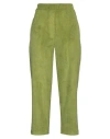 Shirtaporter Woman Pants Green Size 8 Polyester, Nylon, Elastane