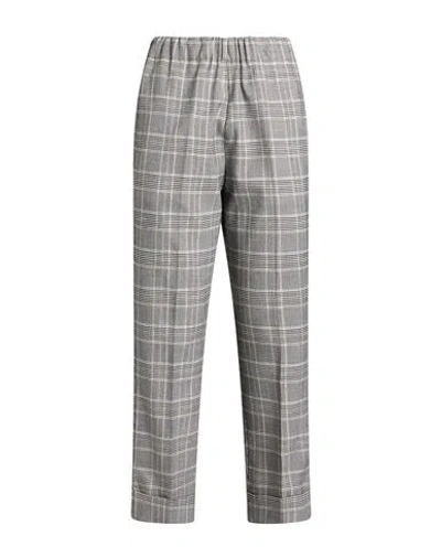 Shirtaporter Woman Pants Grey Size 2 Polyester, Viscose, Elastane In Gray