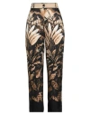 Shirtaporter Woman Pants Khaki Size 8 Viscose, Elastane