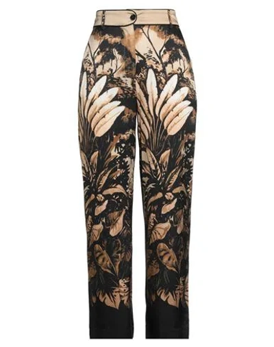 Shirtaporter Woman Pants Khaki Size 8 Viscose, Elastane In Sand