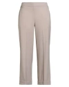 Shirtaporter Woman Pants Light Brown Size 10 Polyester, Viscose, Elastane In Sand