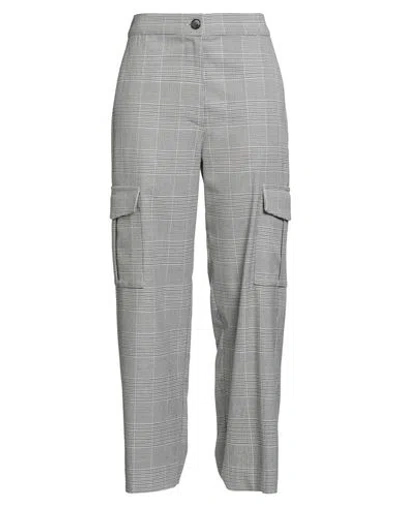 Shirtaporter Woman Pants Off White Size 10 Polyester, Viscose, Elastane