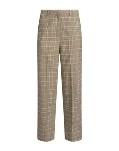 Shirtaporter Woman Pants Sand Size 4 Polyester, Viscose, Elastane In Brown