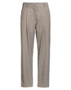 Shirtaporter Woman Pants Sand Size 6 Polyester, Viscose, Elastane In Brown