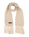 Shirtaporter Woman Scarf Beige Size - Acrylic, Wool, Alpaca Wool, Viscose