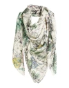 Shirtaporter Woman Scarf Ivory Size - Cotton, Silk In White