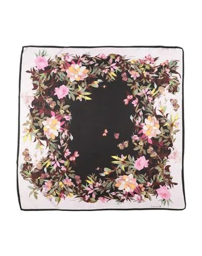 Shirtaporter Woman Scarf Light Pink Size - Silk In Brown