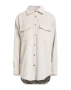 Shirtaporter Woman Shirt Beige Size 10 Polyester, Nylon, Elastane In Sand