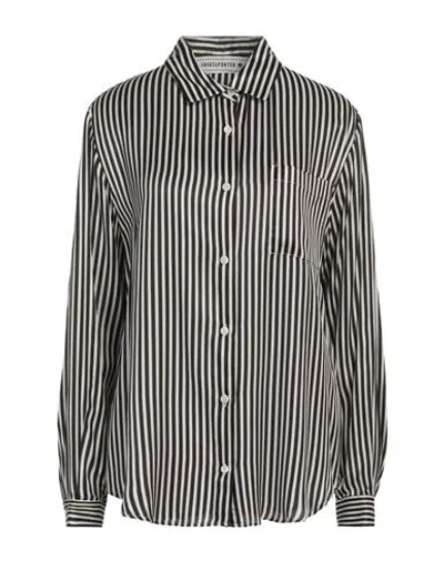 Shirtaporter Woman Shirt Black Size 10 Viscose, Silk