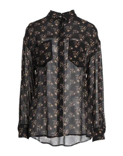Shirtaporter Woman Shirt Black Size 6 Rayon