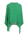 Shirtaporter Woman Shirt Green Size 10 Viscose, Elastane