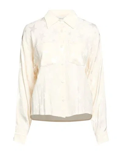 Shirtaporter Woman Shirt Ivory Size 8 Viscose, Elastane In White
