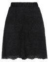 Shirtaporter Woman Shorts & Bermuda Shorts Black Size 10 Cotton, Viscose, Polyamide