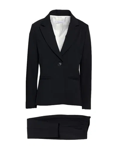 Shirtaporter Woman Suit Black Size 4 Polyamide, Elastane