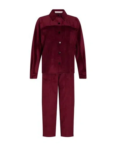 Shirtaporter Woman Suit Burgundy Size 6 Polyester, Nylon, Elastane In Pink