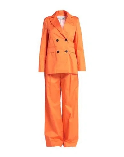 Shirtaporter Woman Suit Orange Size 10 Cotton