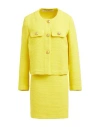 Shirtaporter Woman Suit Yellow Size 8 Cotton