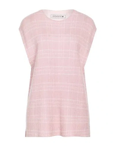 Shirtaporter Woman Sweater Antique Rose Size L Acrylic, Polyamide, Alpaca Wool, Wool In Pink