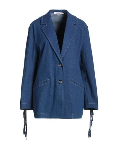 Shirtaporter Woman Sweater Camel Size M Wool, Viscose, Polyamide, Cashmere In Blue