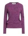 Shirtaporter Woman Sweater Fuchsia Size 8 Wool
