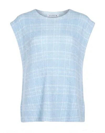 Shirtaporter Woman Sweater Light Blue Size L Acrylic, Polyamide, Alpaca Wool, Wool