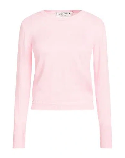 Shirtaporter Woman Sweater Light Pink Size 6 Cotton