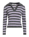 Shirtaporter Woman Sweater Lilac Size L Polyamide, Wool, Alpaca Wool, Elastane