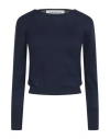 Shirtaporter Woman Sweater Navy Size 8 Cotton