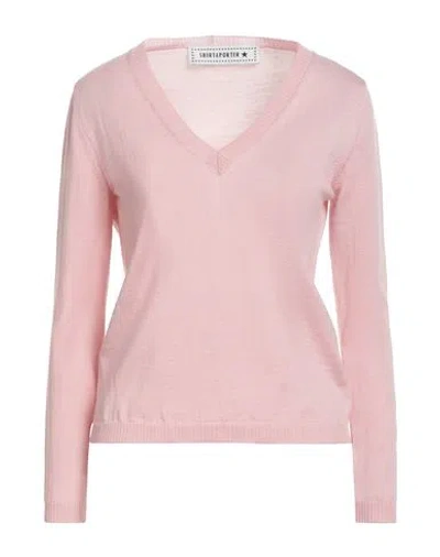 Shirtaporter Woman Sweater Pink Size 12 Merino Wool