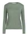 Shirtaporter Woman Sweater Sage Green Size 10 Merino Wool