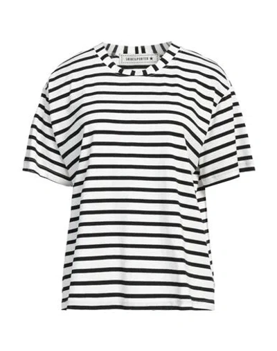 Shirtaporter Woman T-shirt Black Size 10 Cotton, Elastane
